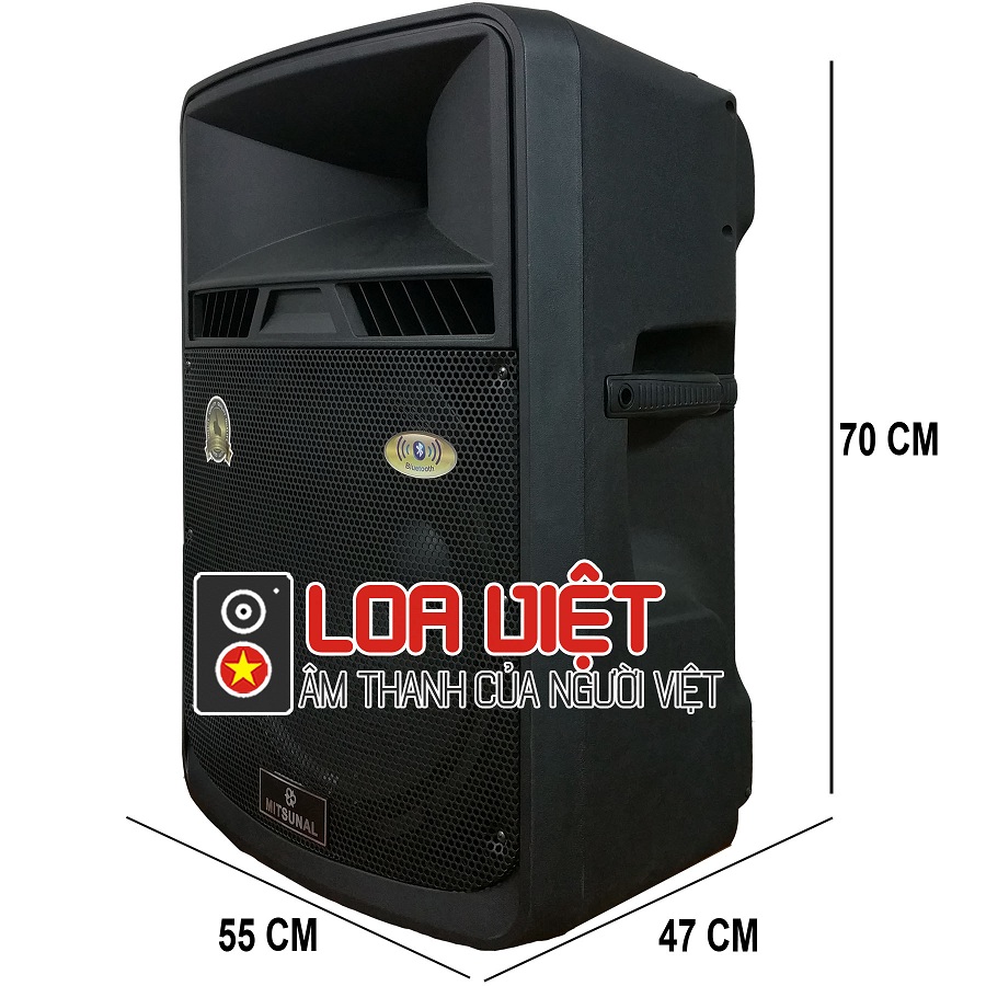 Loa vali kéo Mitsunal M89 Công suất 890W - Bass 50
